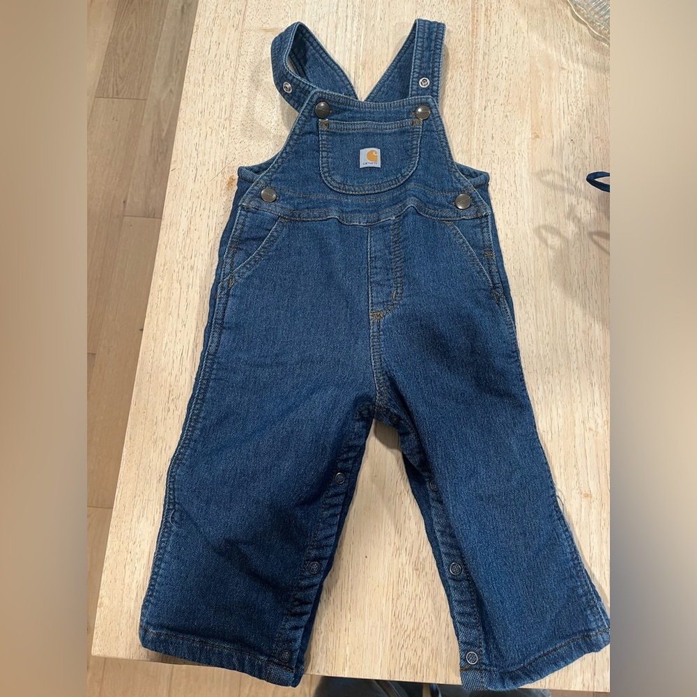 Carhartt soft denim 18m overalls